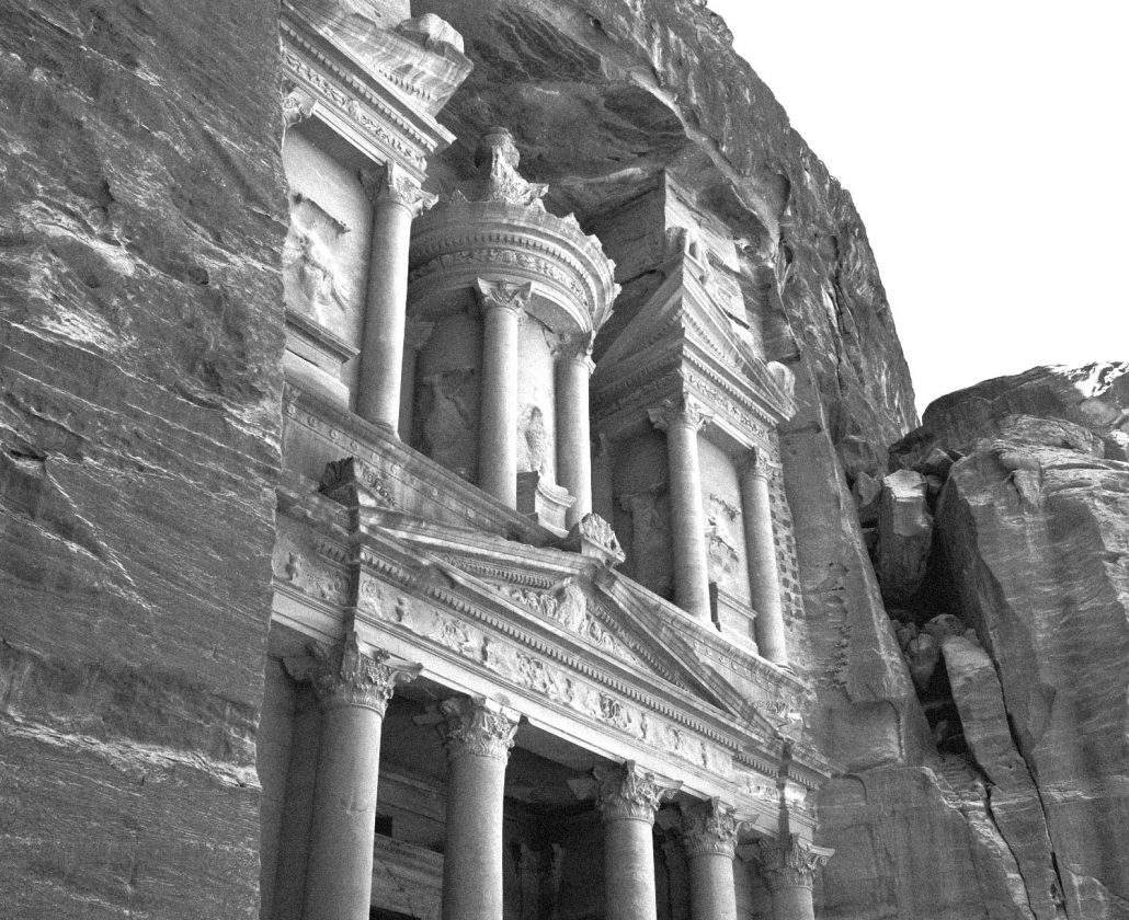 Petra Black and White.