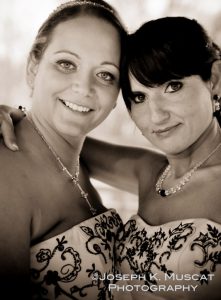 Same sex wedding couple