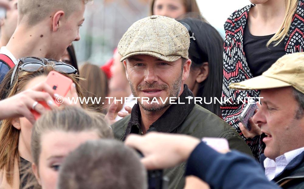David Beckham In Weymouth