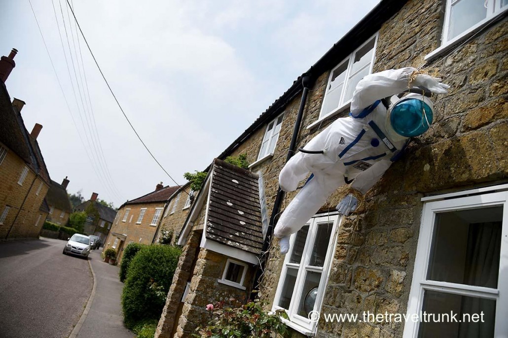 Spaceman scarecrow