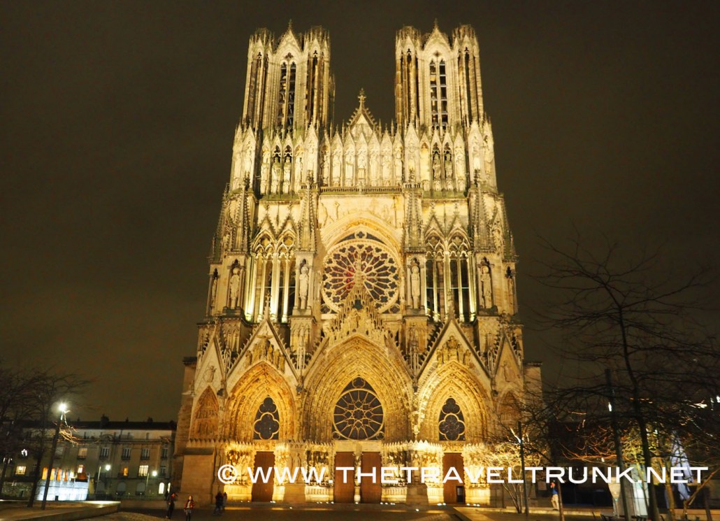 The city of Reims is the centre of champagne.