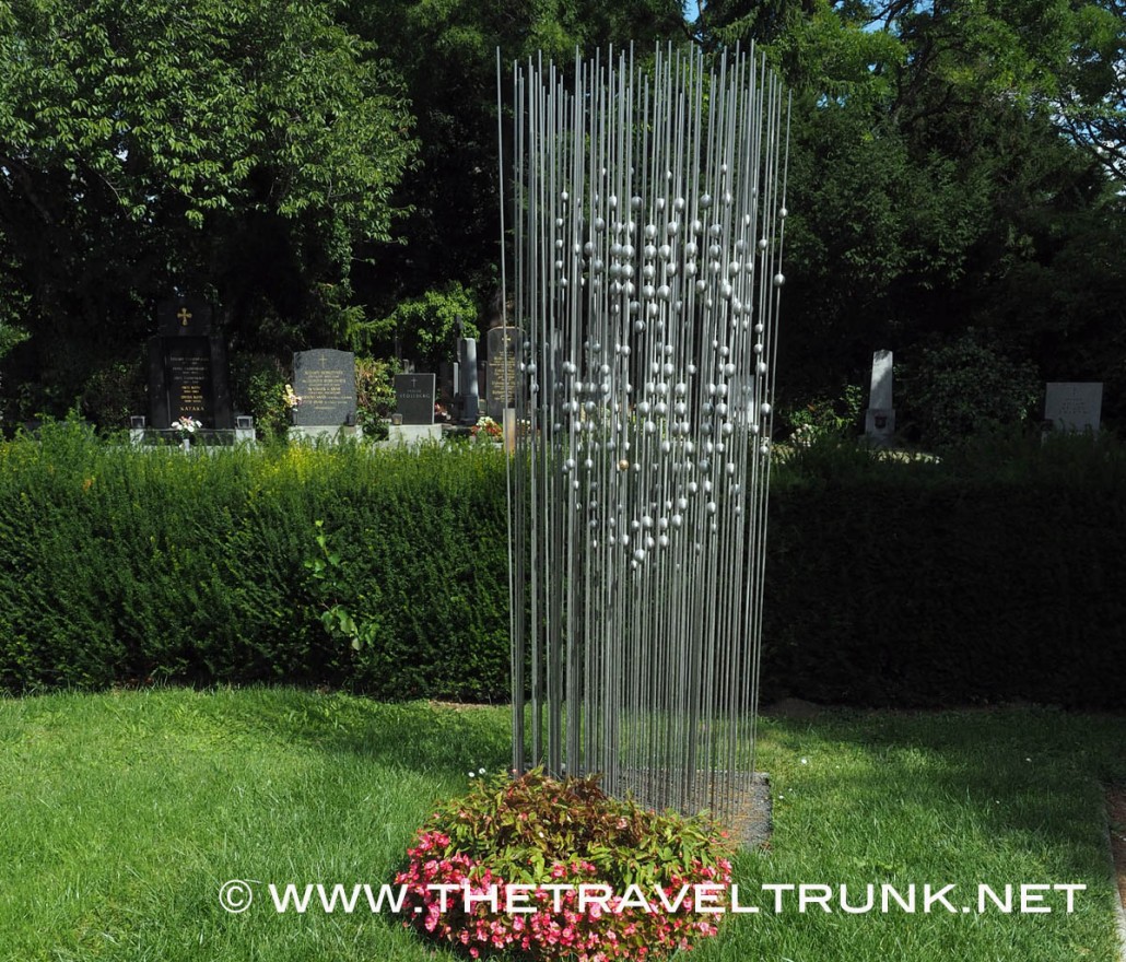 Hedy Lamarr's marker at Central cemetery ( Zentralfriedhof) Vienna, Austria.