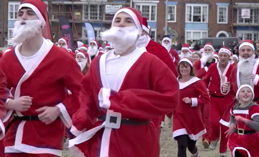Christmas pudding race