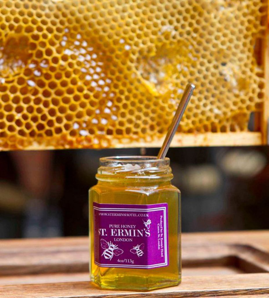 Urban beekeeping honey