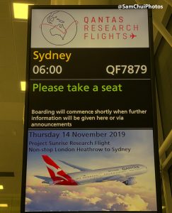 London to Sydney
