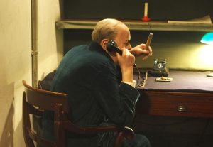 Churchill on the phone