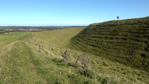 Maiden Castle, Iron Age Fort ramparts