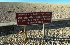Chesil beach pebbles