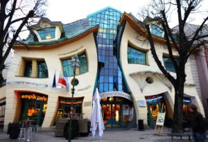 Crooked House at Sopot in Poland