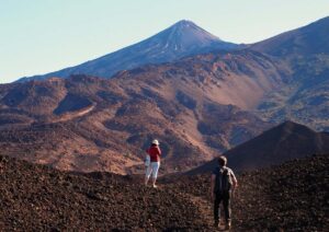 Walking on Mount Teide