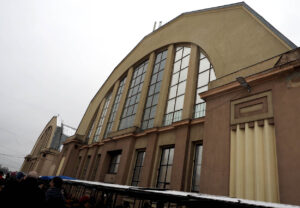 The Central Market Buildings Riga.